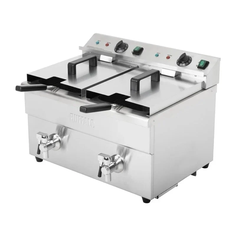Buffalo Friteuse à induction double 2 x 3000W