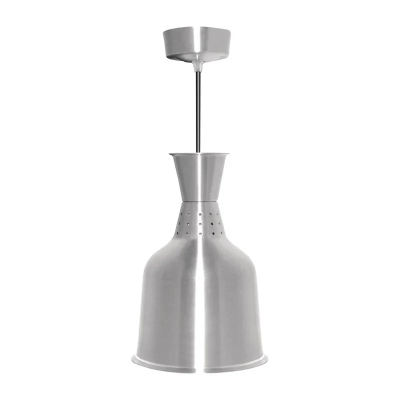 Lampe chauffante Buffalo avec finition argentée