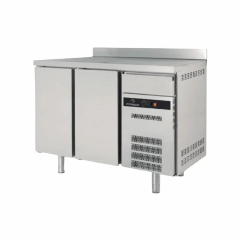 Arrière bar en inox 2 portes pleines battantes +2/+8°C gamme Classic