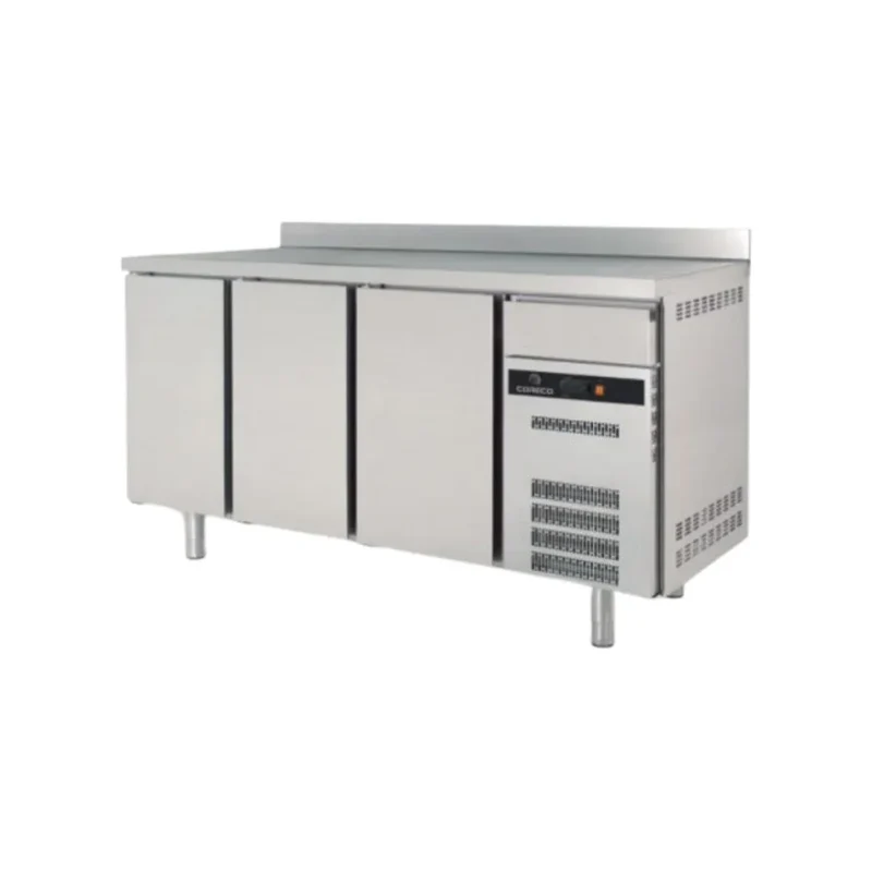 Arrière bar en inox 3 portes pleines battantes +2/+8°C gamme Classic