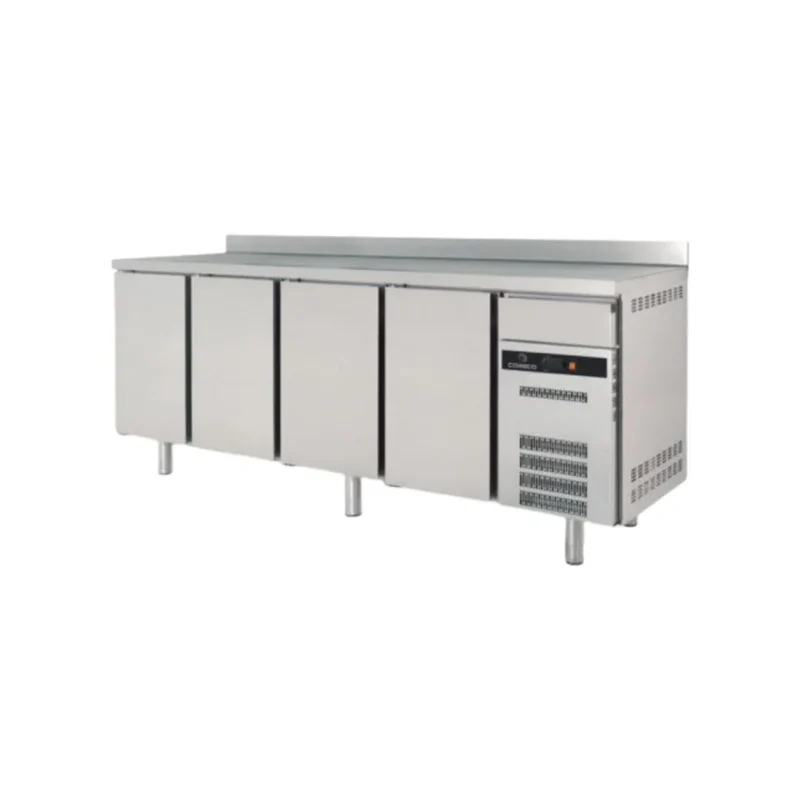Arrière bar en inox 4 portes pleines battantes +2/+8°C gamme Classic