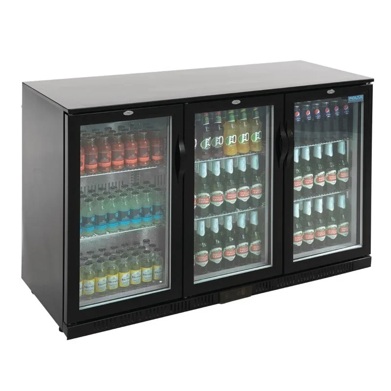 Arrière-bar Polar Série G avec 3 portes abattantes 330 Litres