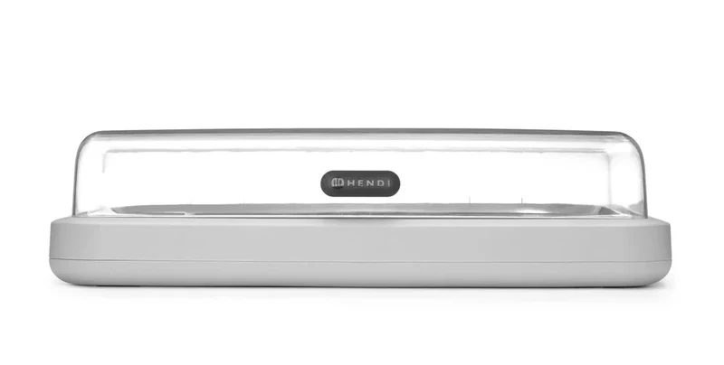 Présentoir réfrigéré UNIQ, HENDI, conçu par Robert Bronwasser, GN 1/1, Blanc, 593x389x(H)147mm