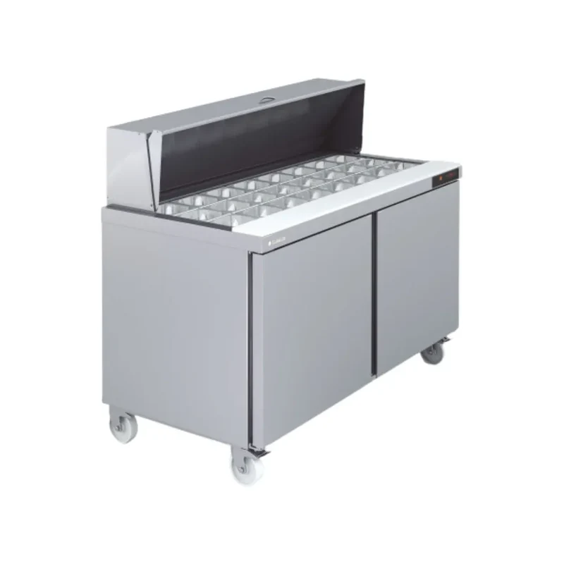 Saladette haut rendement réfrigérée positive 0/+8°C gamme TOP - 2 portes