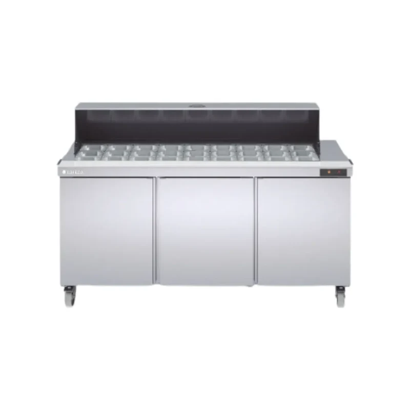 Saladette haut rendement réfrigérée positive 0/+8°C gamme TOP - 3 portes