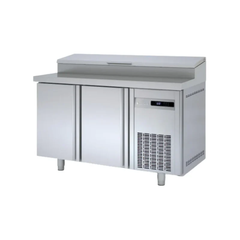 Meuble de préparation saladette bac GN 1/3 réfrigérée positive 0/+8°C gamme TOP - 2 portes