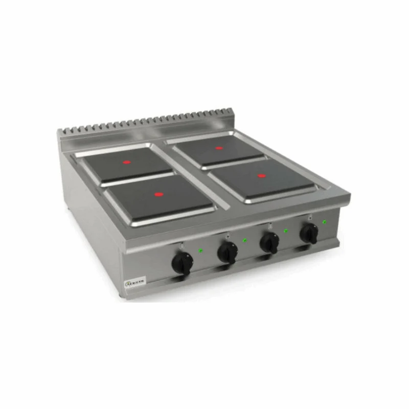 Cuisinière électrique 4 feux à poser