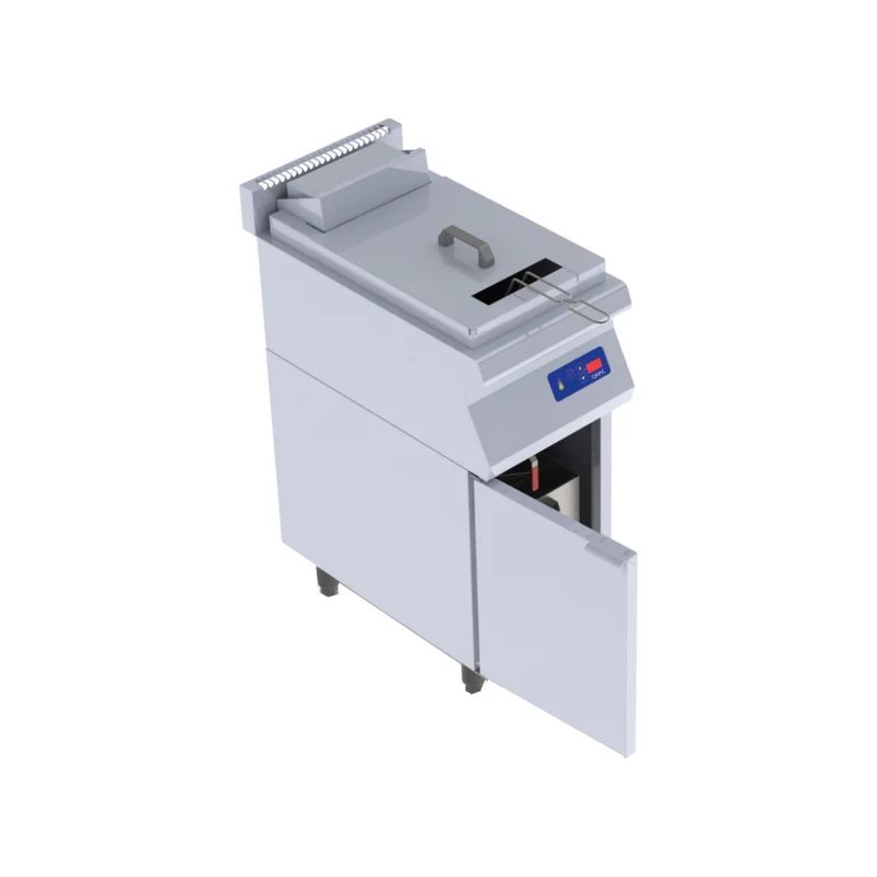 Friteuse électrique 2x8L sur meuble
