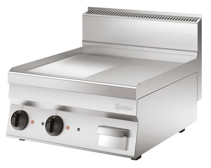Plaque grill 650, 600E-GR, 1/2+1/2
