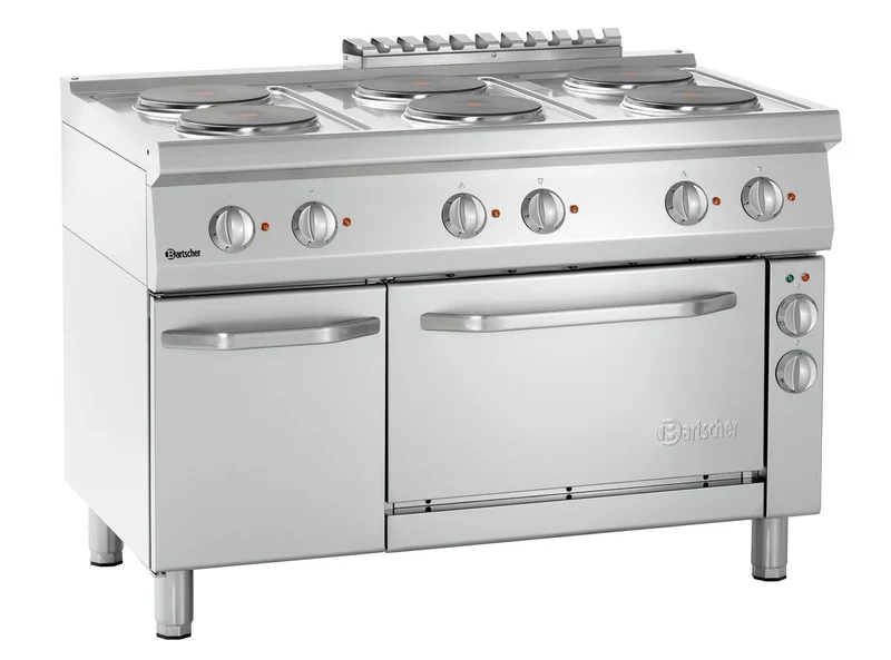 Plan de cuisson él. 700, B1200, 6PL rondes + four