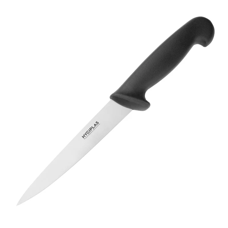 Couteau à filet Hygiplas noir 160mm