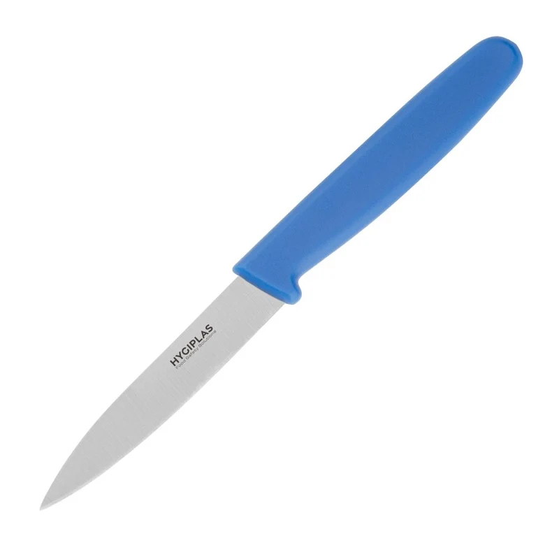 Couteau d'office Hygiplas bleu 75 mm