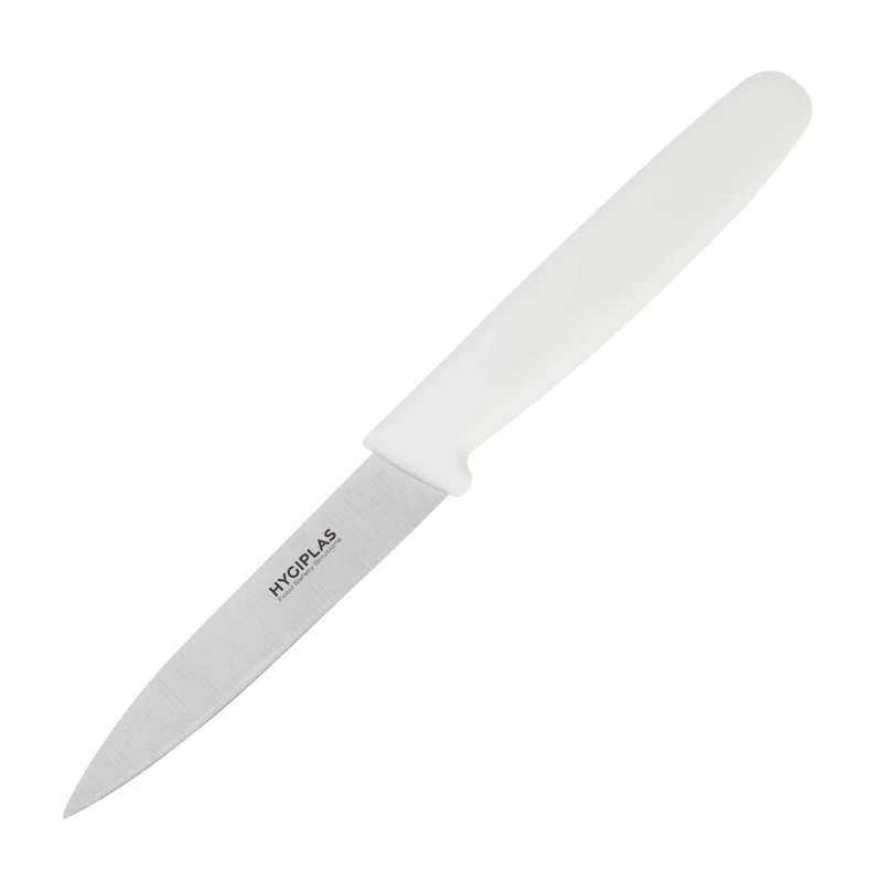 Couteau d'office Hygiplas blanc 75 mm