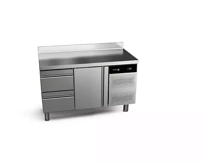 Table réfrigérée positive FAGOR 1 porte + 2 tiroirs - gamme 600 - 268L