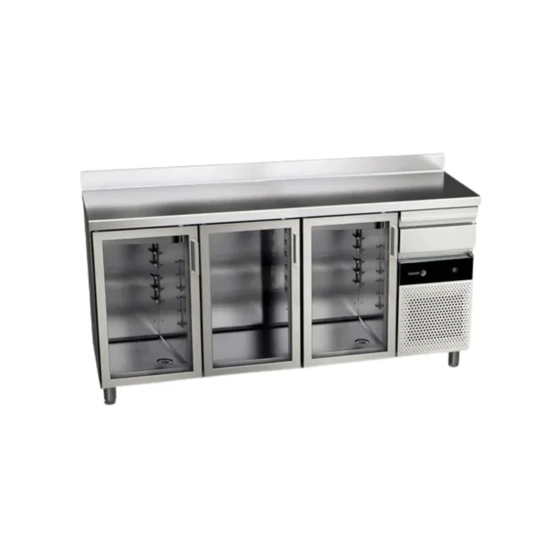 Arrière-bar réfrigérée FAGOR 3 portes vitrées - gamme 600 - 551L