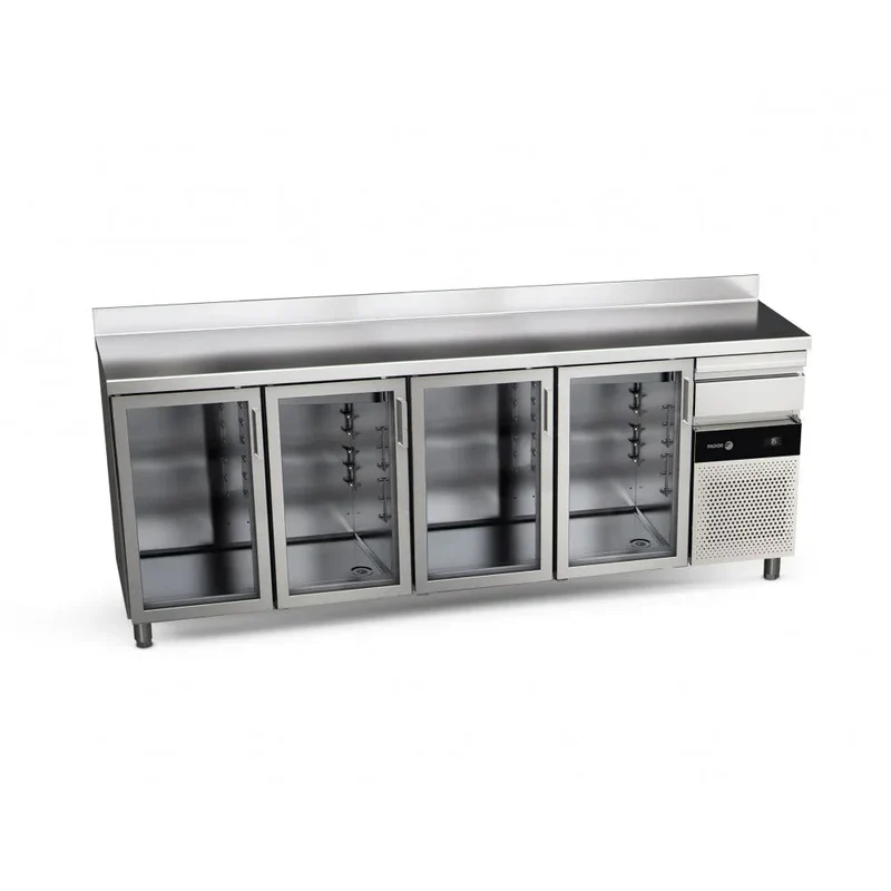 Arrière-bar réfrigérée FAGOR 4 portes vitrées - gamme 600 - 747L