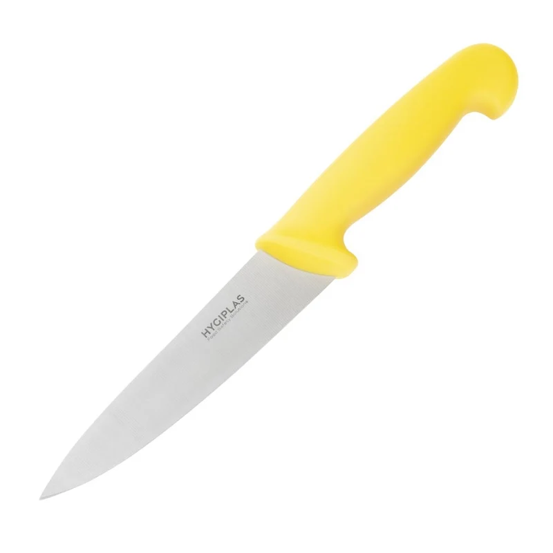 Couteau de cuisine Hygiplas jaune 155mm