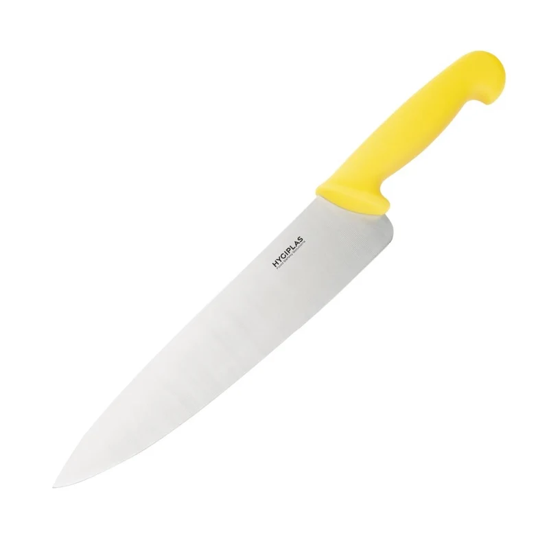 Couteau de cuisine Hygiplas jaune 255mm