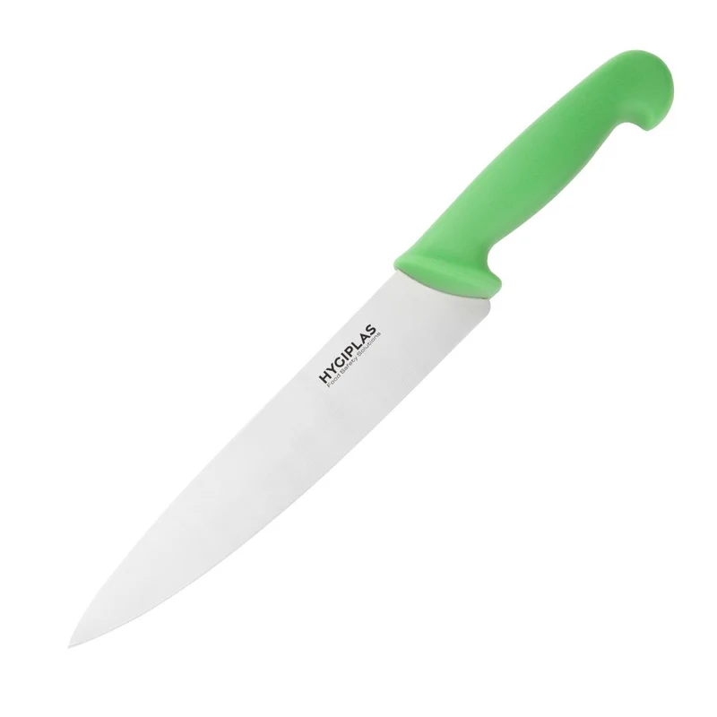 Couteau de cuisine Hygiplas vert 218mm
