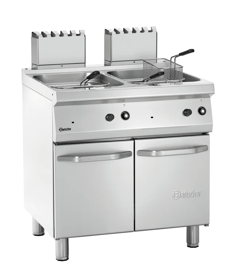 Friteuse gaz 700, L800, 2x15L