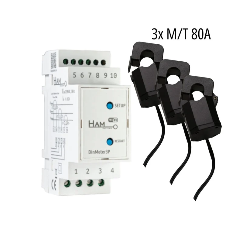 HAM DinMeter3P - Smart three-phase energy meter & analyzer