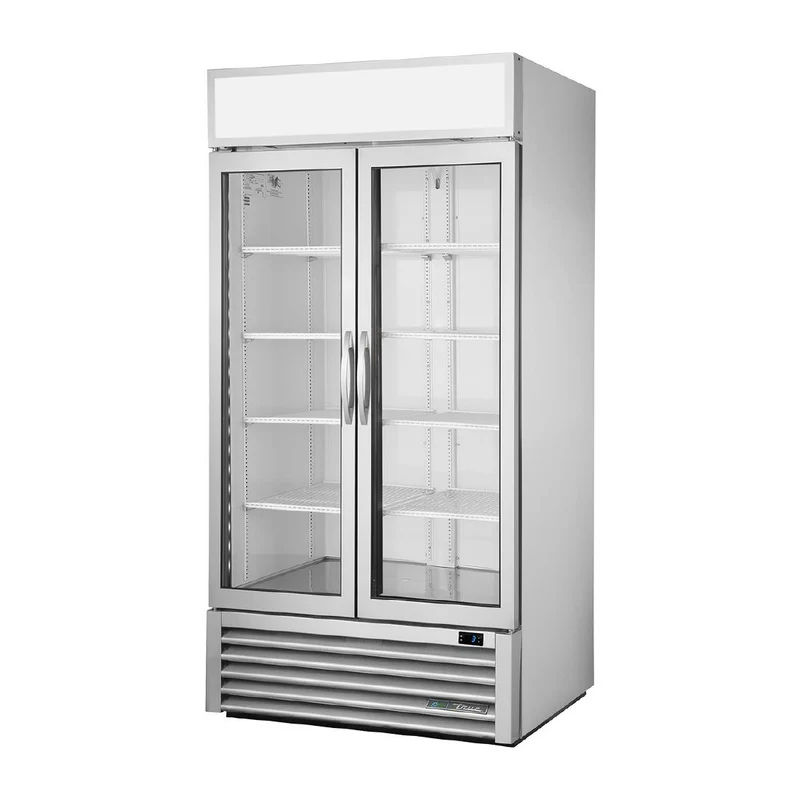 Vitrine positive libre service 2 portes True 991L GDM-35-HC-FGD01-ALU