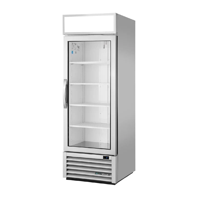 Vitrine positive libre service 1 porte coulissante True GDM-23-HC-FGD01-ALU