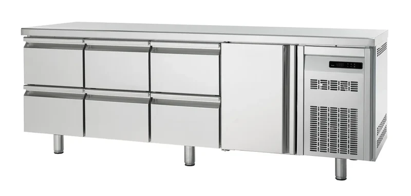 Table réfrigérée de boulangerie Premium 1/6
