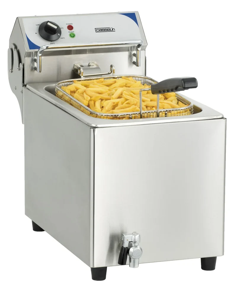 Friteuse Casselin 10L avec robinet de vidange (CFEV10B)