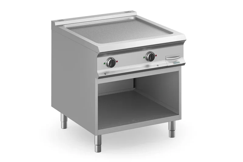 Plancha électrique Dexion Lux 980 - 80/90 - rainurée - 14 kW