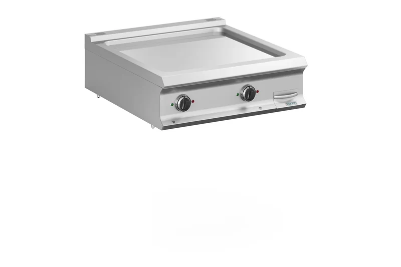 Plancha électrique Dexion Lux 980 - 80/90 - lisse, chromée - modèle de table - 14 kW