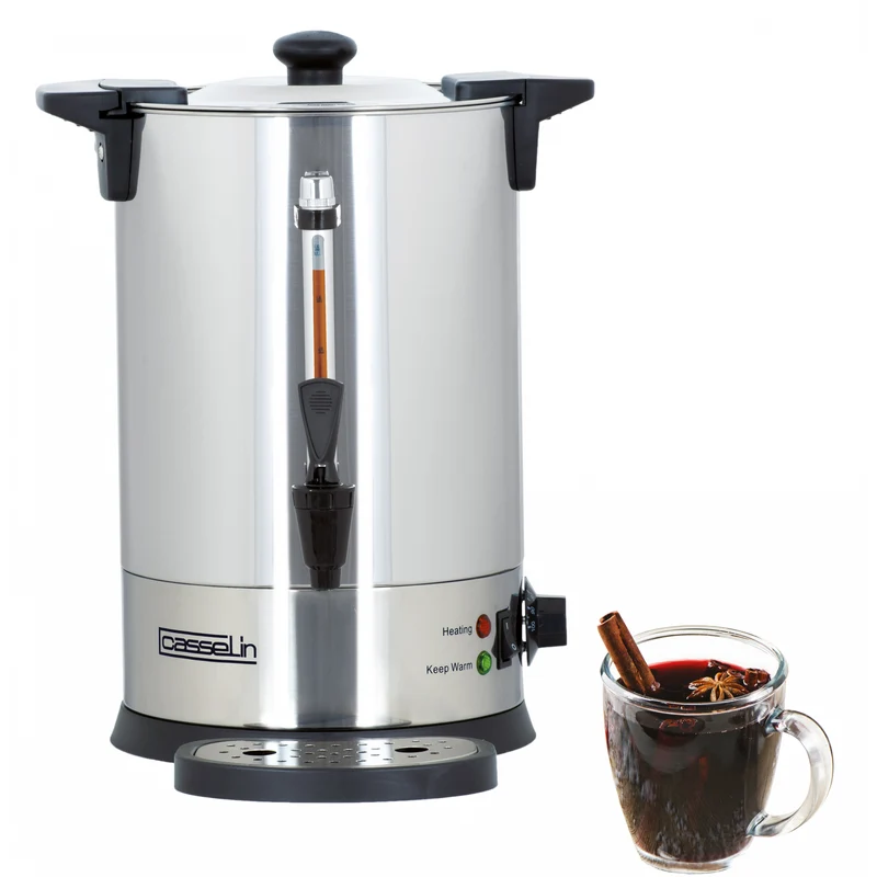 Distributeur d'eau chaude 6.8 L - inox double paroi