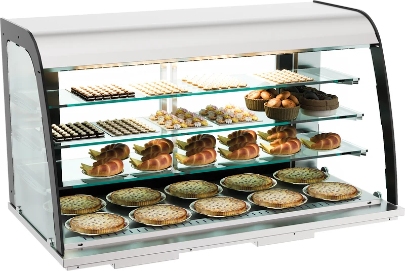 Drop-in Vitrine Neutre 155L Ouvert