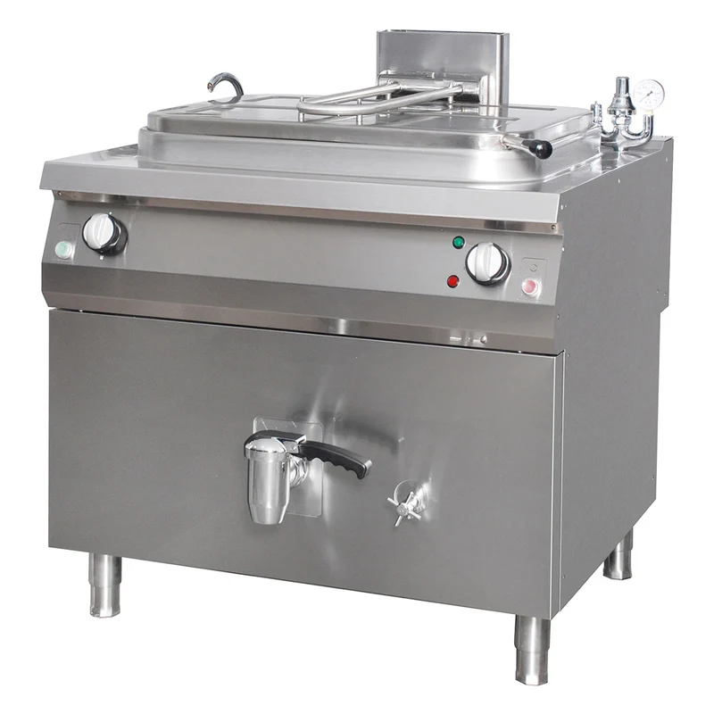 Marmite professionnelle Maxima 265 L - chauffage indirect - gaz