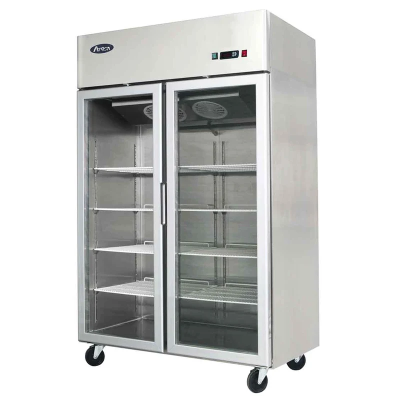 Armoire Réfrigérée Positive Vitrée Compacte - 2 Portes - 900 L