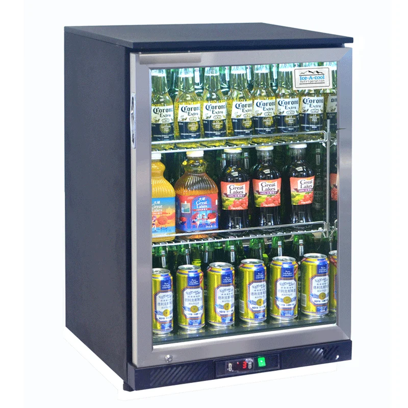 Arrière-Bar Réfrigéré 1 Porte Inox - 130 L