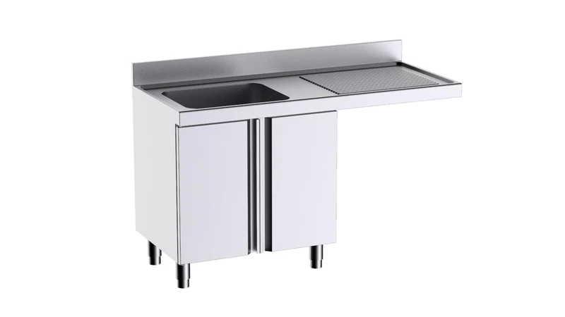 Module À Portes Avec Plonge L146541D 1400×600 Et Espace Pour Lave-Vaisselle