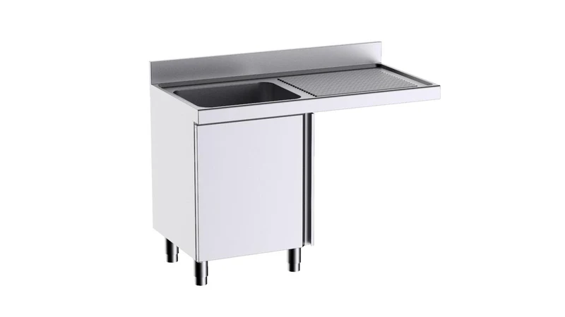 Module À Portes Avec Plonge L126541D 1200×600 Et Espace Pour Lave-Vaisselle