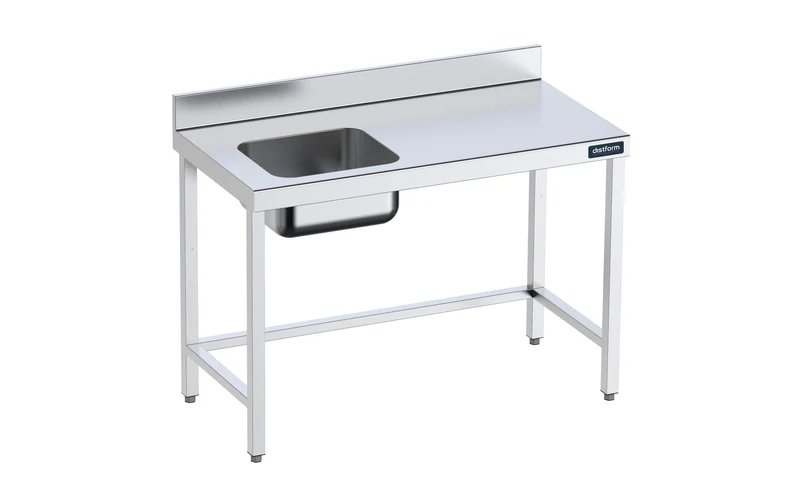 Table De 2600×700 Avec Bac G Et Renforts