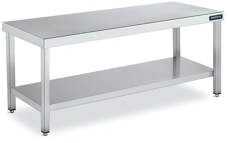 Table Centrale 2200×700×600 Avec Étagère