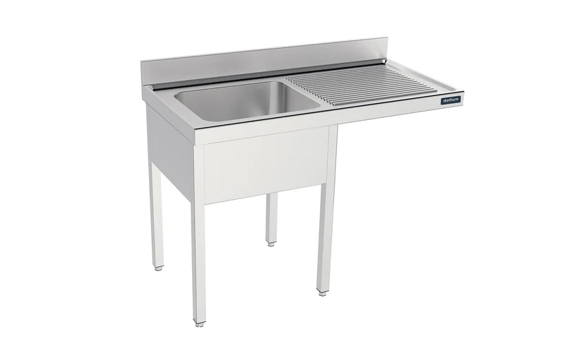 Plonge Avec Bâti 1400×550 G Et Espace Pour Lave-Vaisselle