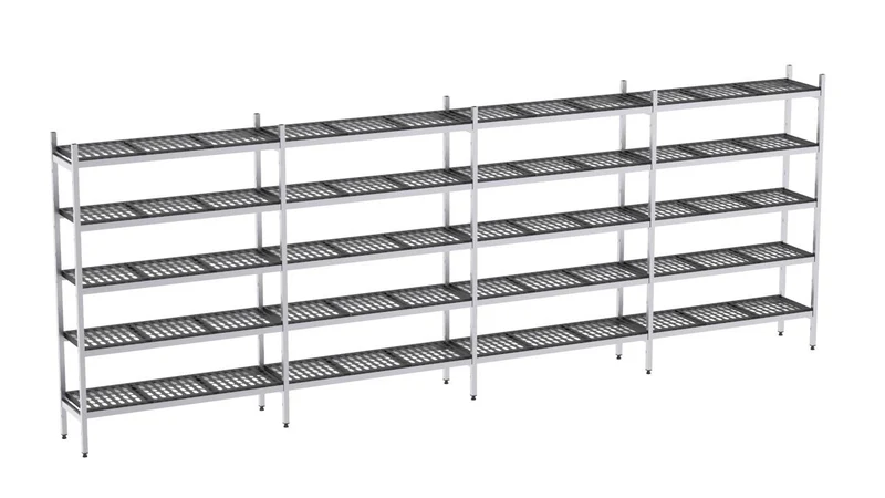 Etagère Aluminium 4998×570 1700 5 Niveaux