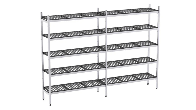 Etagère Aluminium 1734×570 1700 5 Niveaux