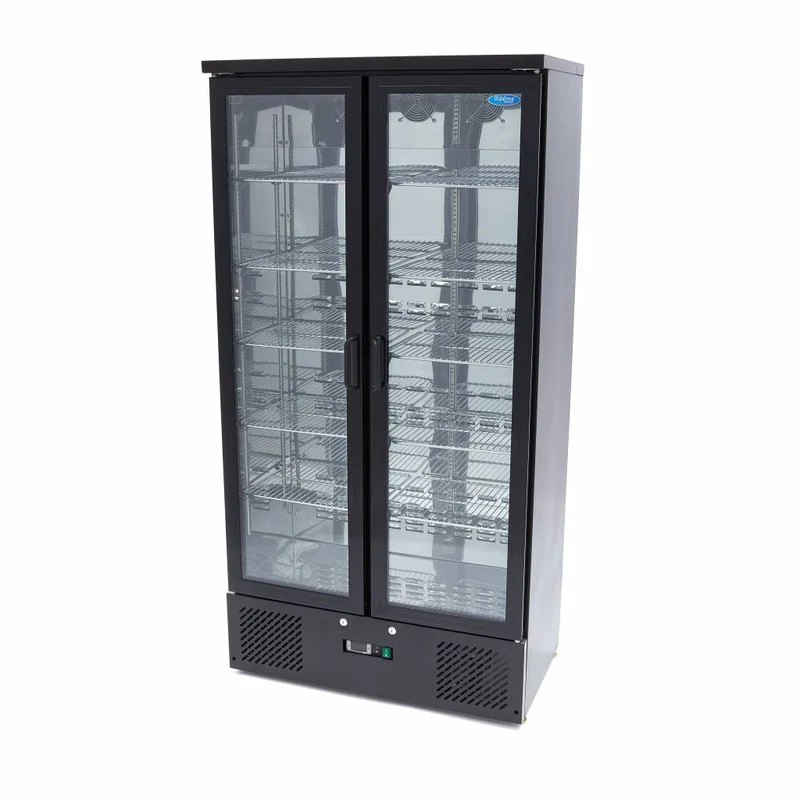 Armoire à boissons - Double portes - 10 étagères réglables