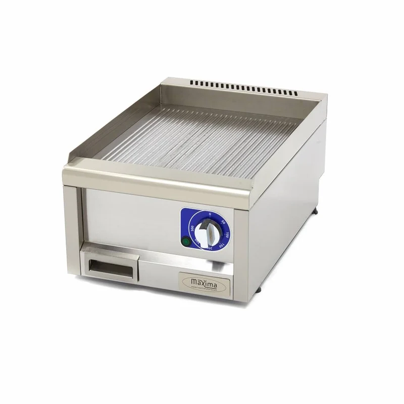 Plancha - rainuré - unité simple - profondeur 60 cm - électrique - 400V