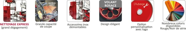 Option couleur personnalisée OPTRAL - trancheur Série 315 - Delcoupe