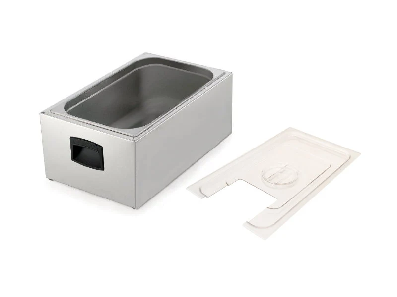 Bac inox pour thermoplongeur - GN 1/1 27 L ou GN 2/1 50 L - Delcoupe