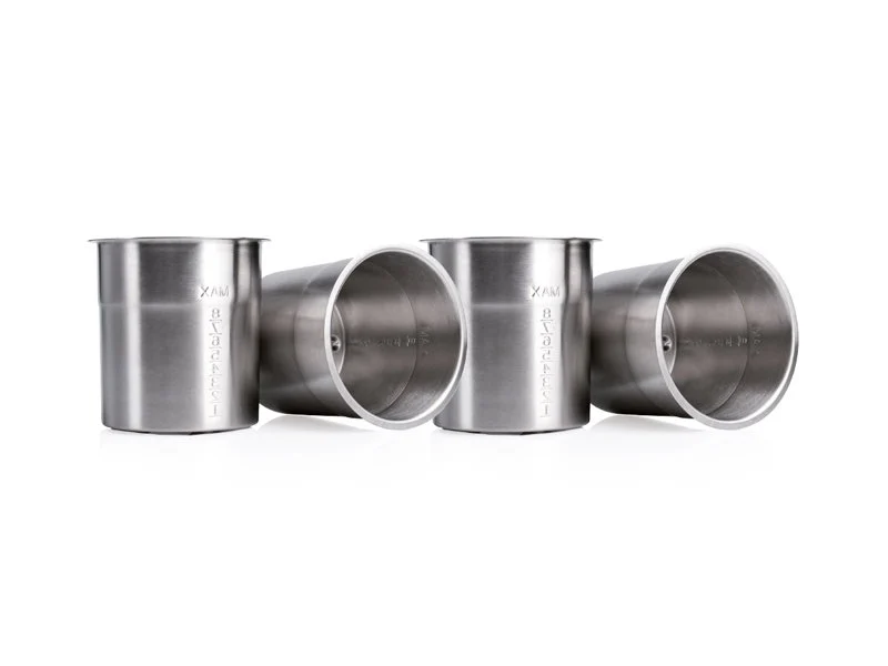 Jeu de 4 bols inox + couvercles 1 L - DEL'ICE POWER - Delcoupe