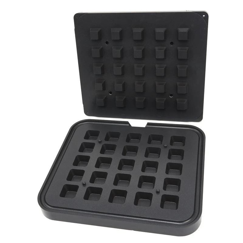 Moule à Tartelette - Carré - 39/29 mm - 25 pieces