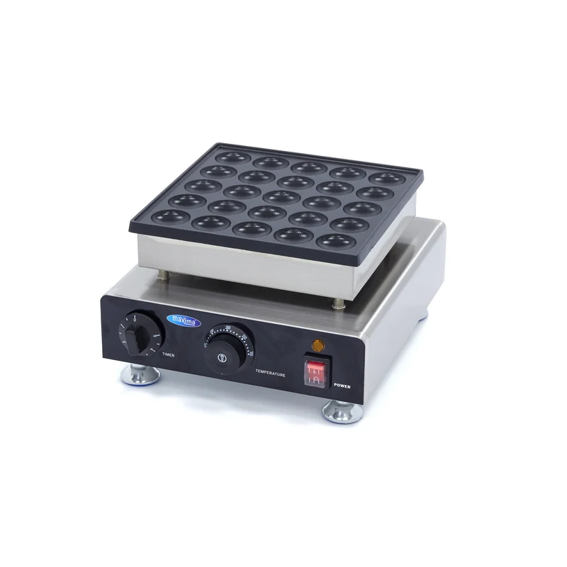 Mini crêpière électrique - 25 pièces - Ø4,5 cm